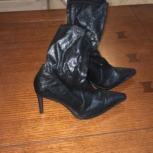 Leather Italian booties